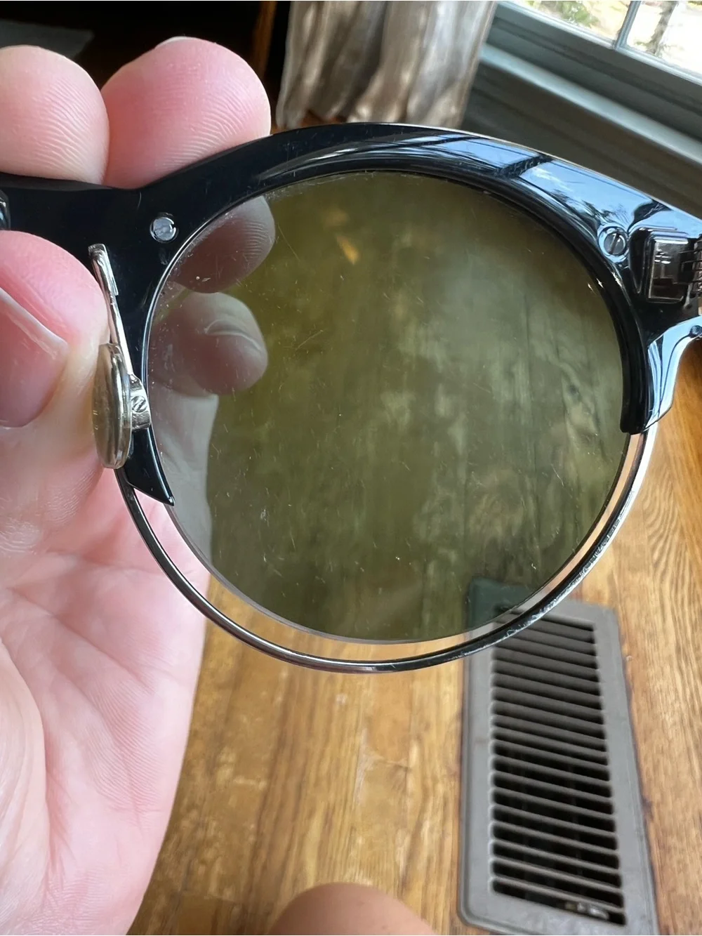 Dior Women's Black Frame Sunglasses with Pink Mirror Lenses
